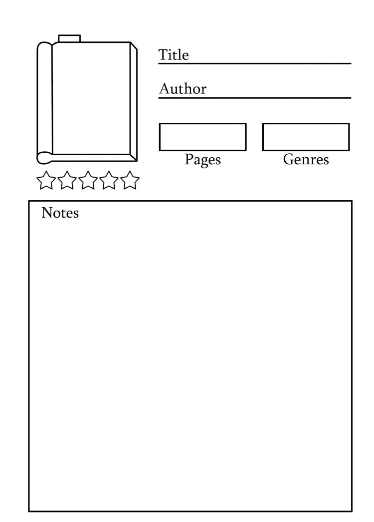 Reading Book Planner