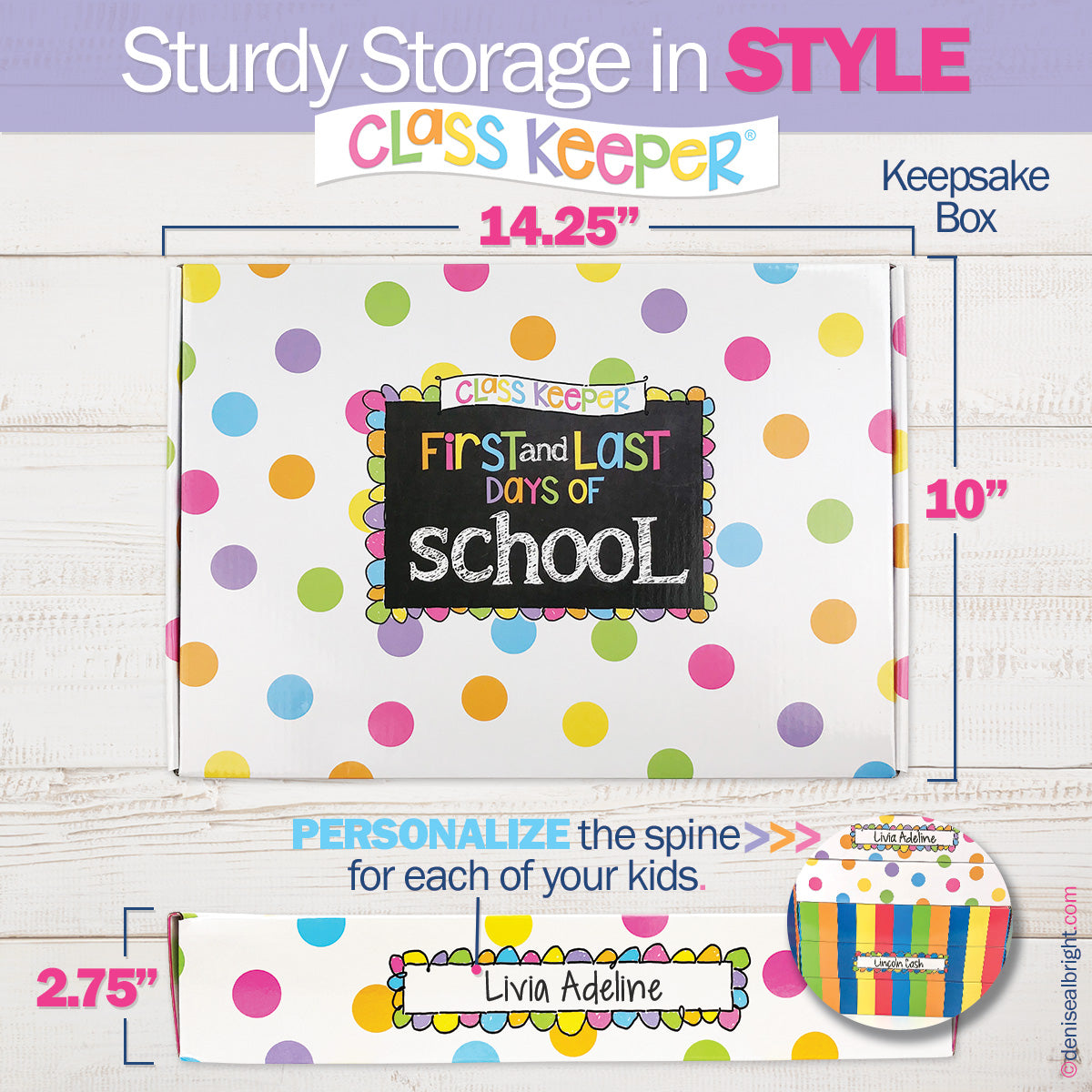 Class Keeper® Easiest School Days Memory Book | (2) Styles