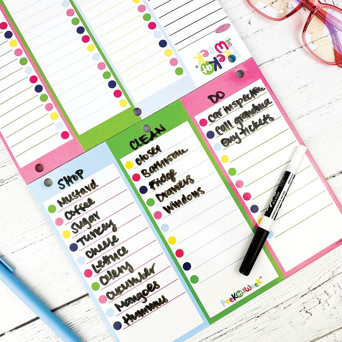 Peek at the Week® Weekly Planner Pad