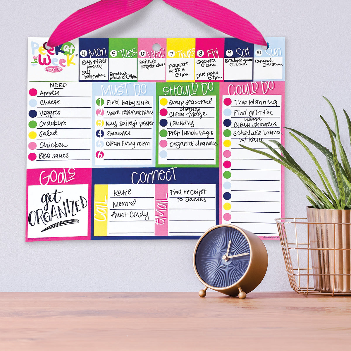 Peek at the Week® Weekly Planner Pad